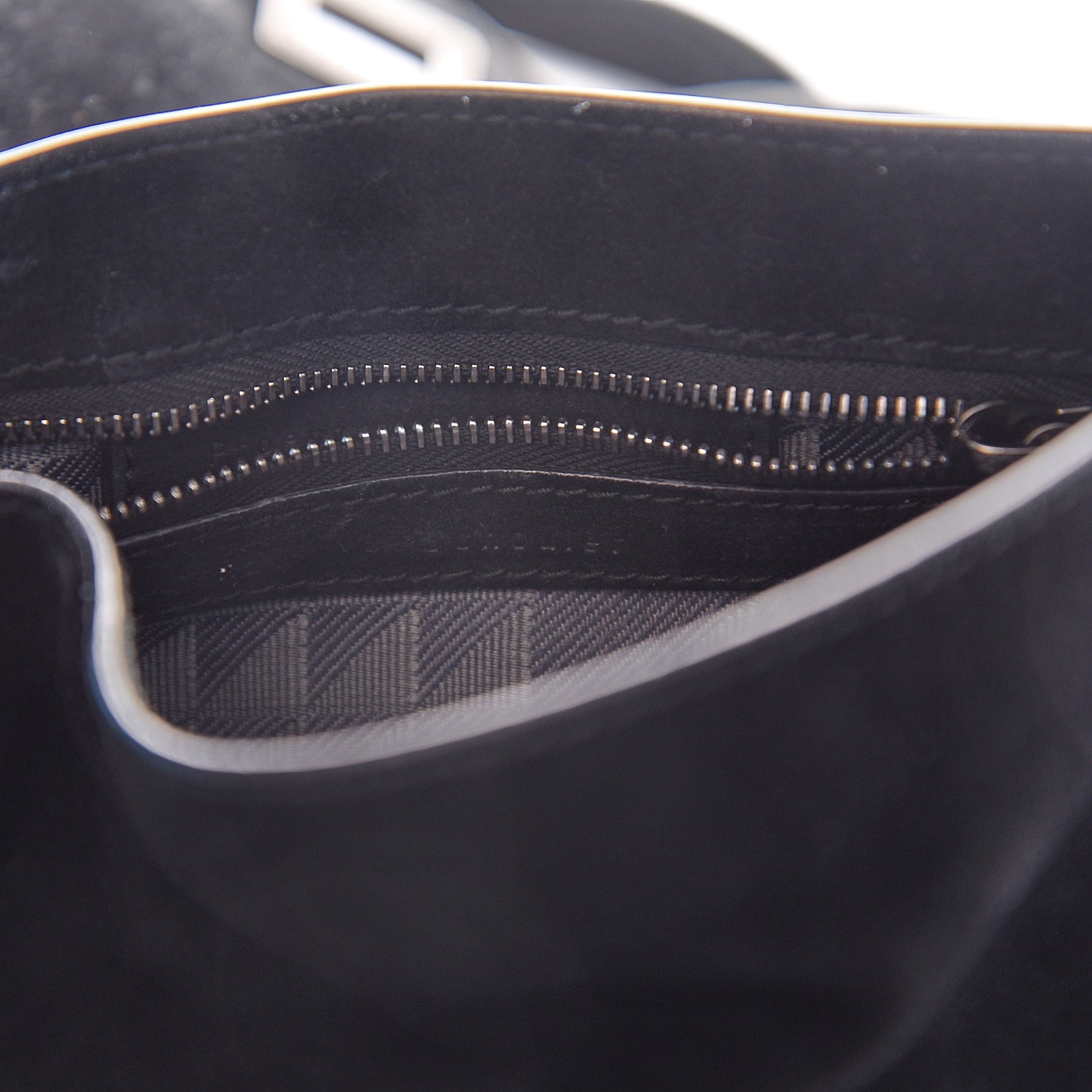 Suede PS1 Mini Pouch Messenger Bag Black
