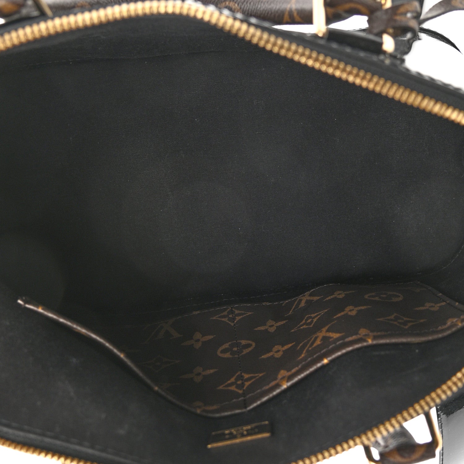 Louis Vuitton Patent Monogram Alma PM Black 5 of 10