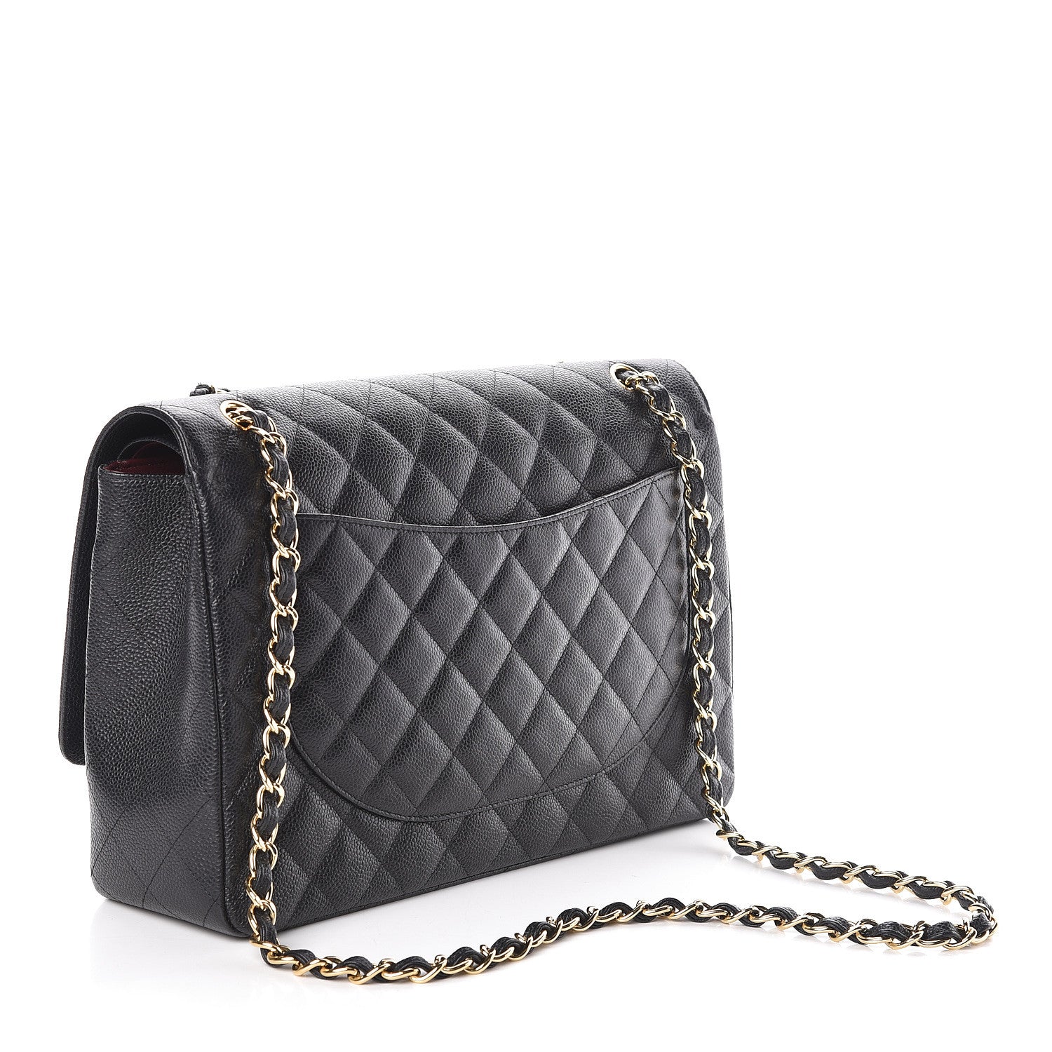 Chanel Caviar Quilted Maxi Double Flap Black 3 of 10