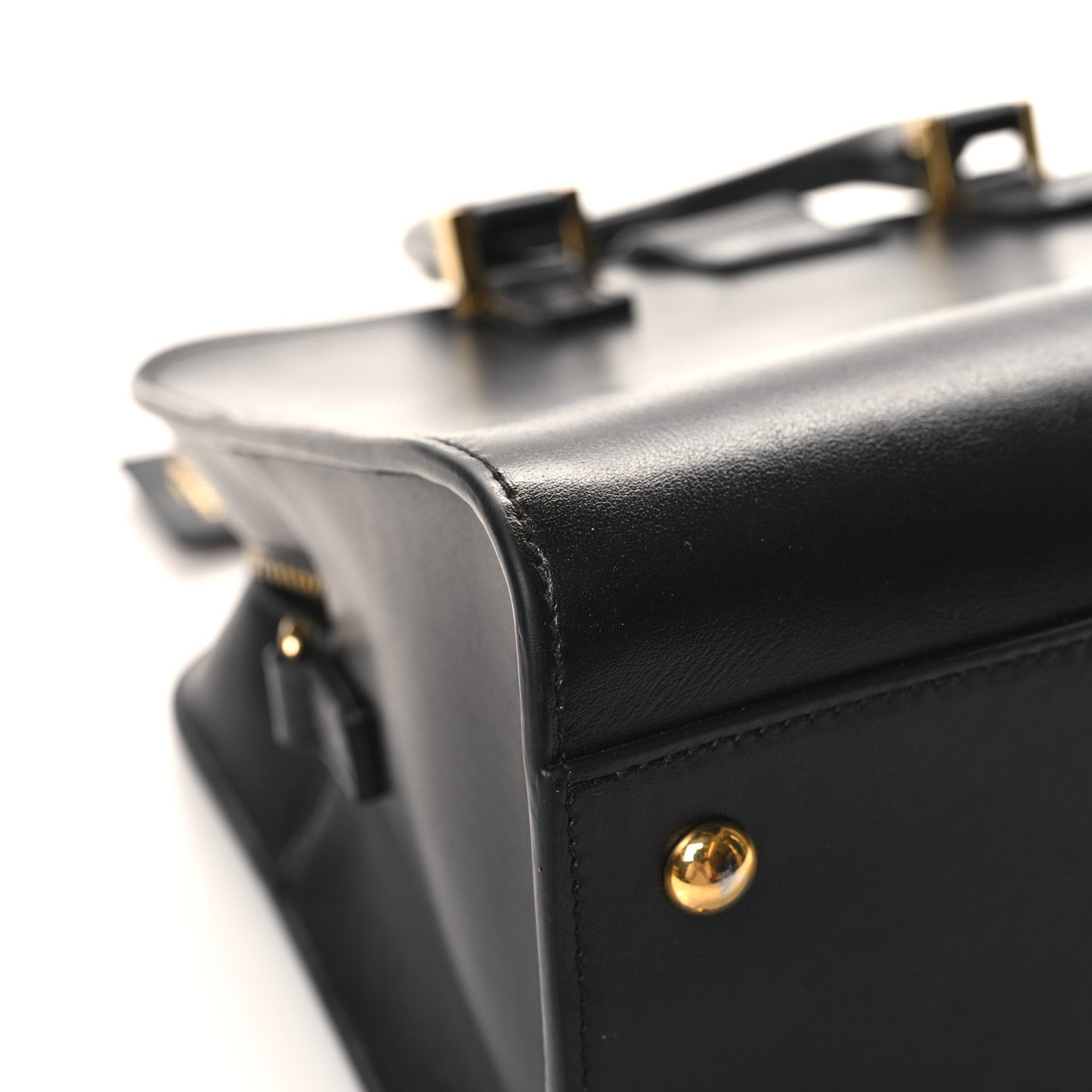 Calfskin Monogram Baby Cabas Black