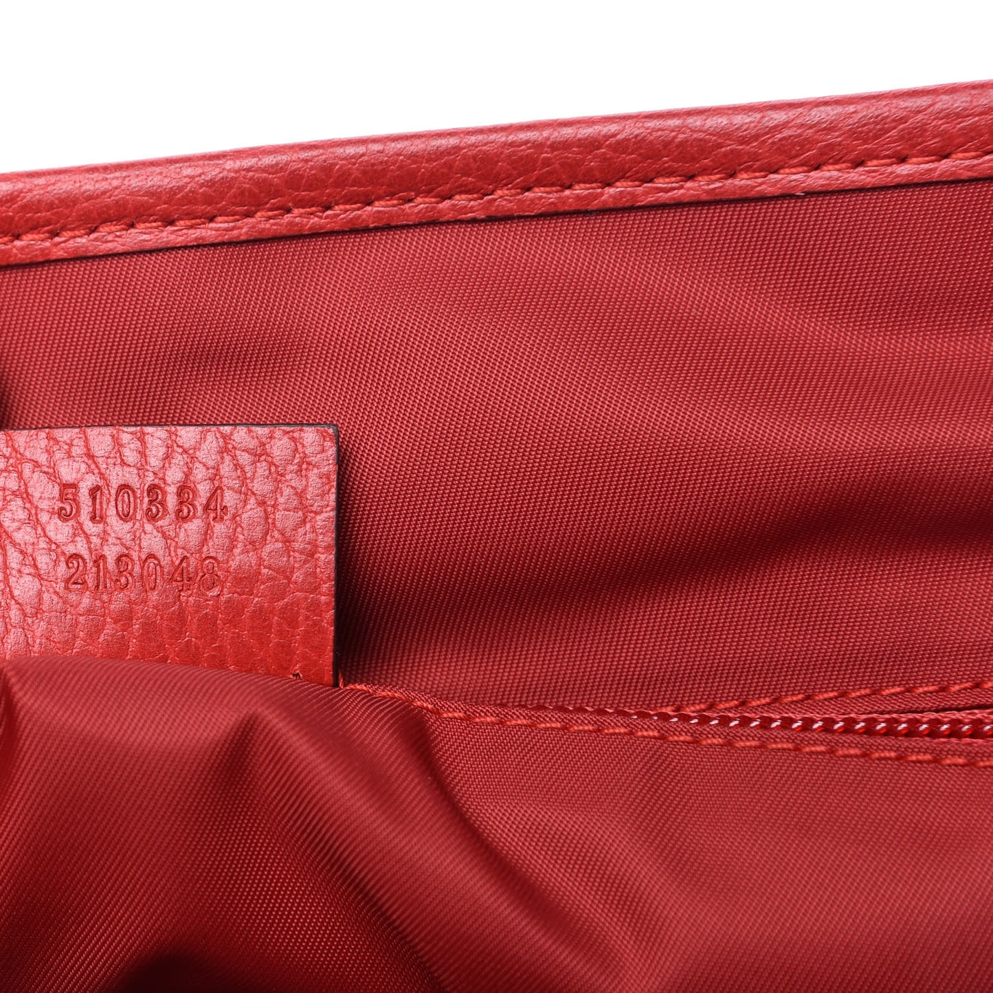 Nylon Monogram Double Buckle Flap Messenger Bag Vibrant Red