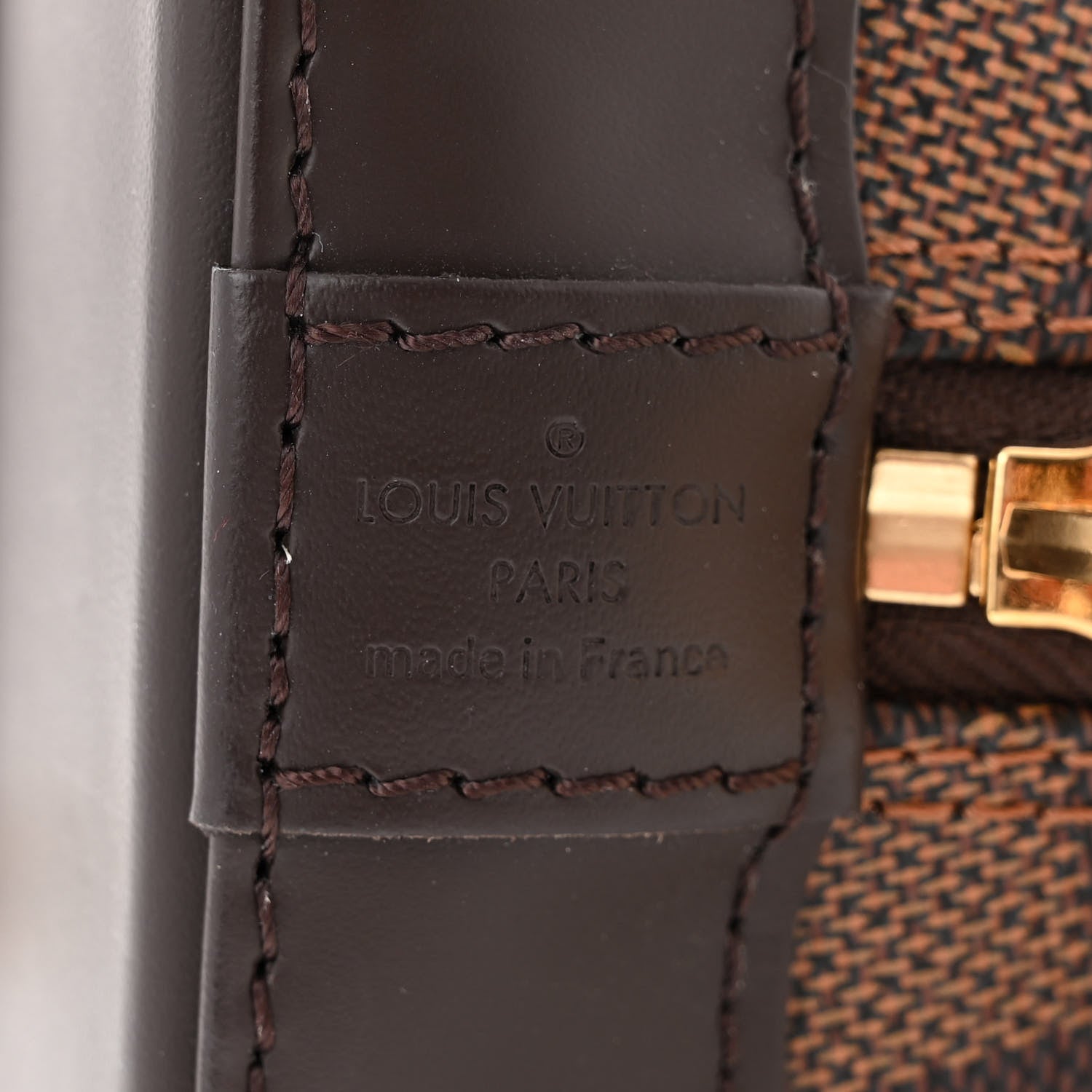 Louis Vuitton Damier Ebene Alma BB 6 of 10