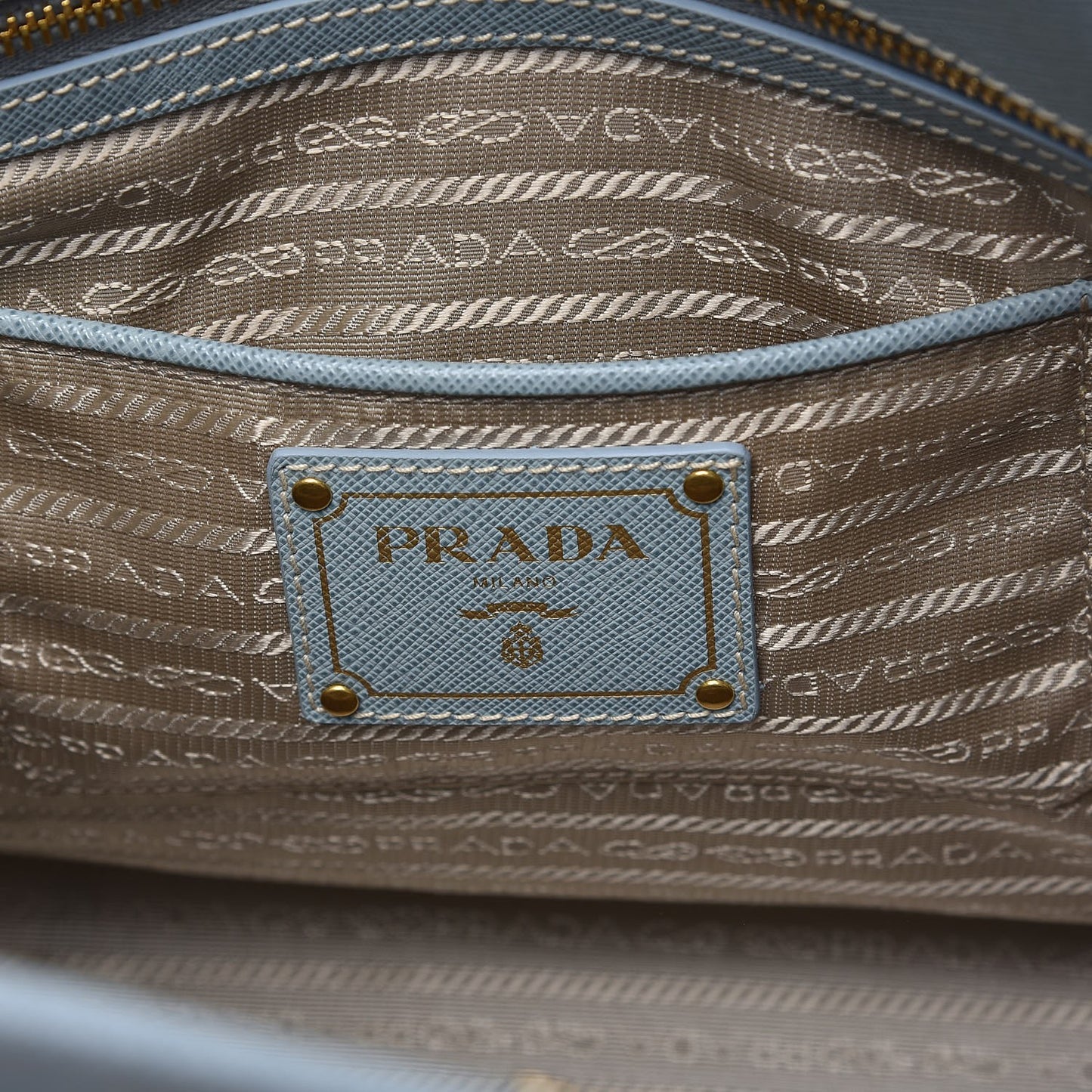 Saffiano Lux Shopping Tote Lago