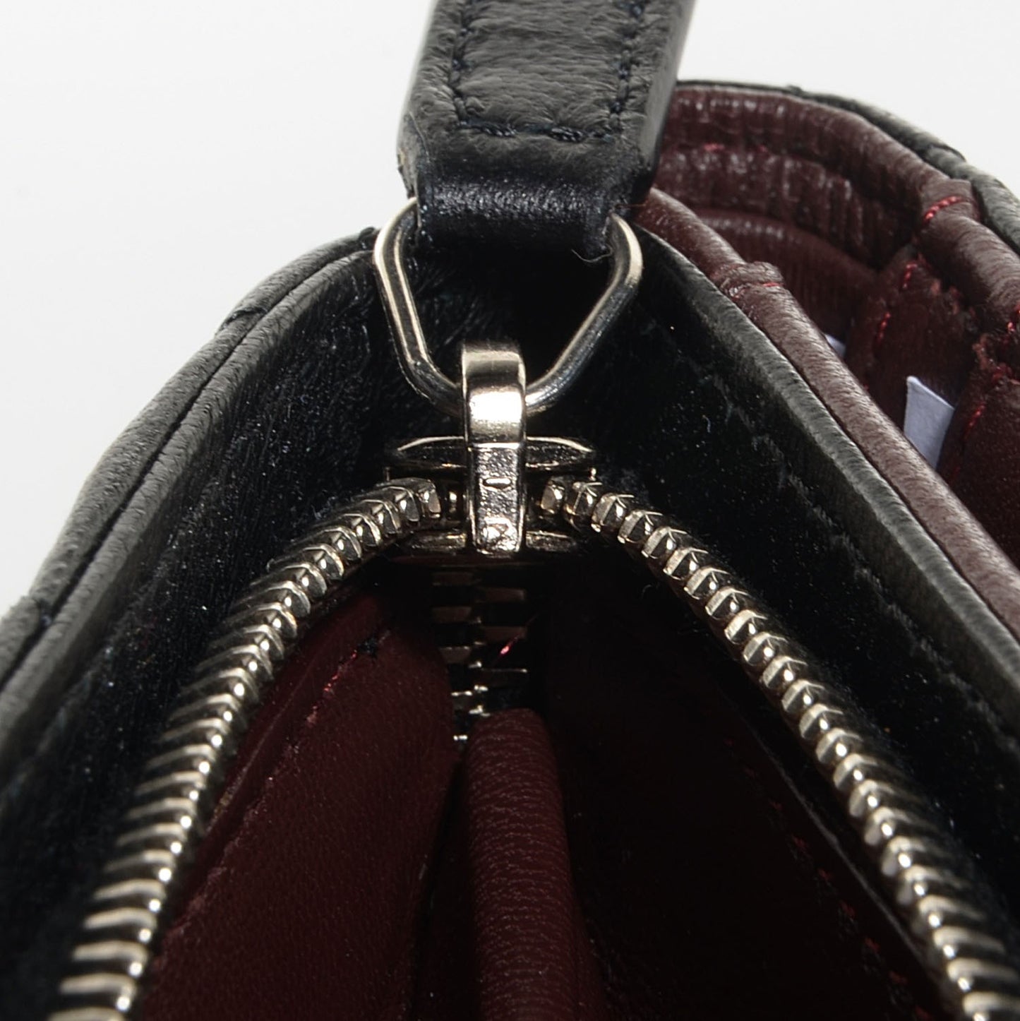 Lambskin L-Zip Pocket Wallet Black