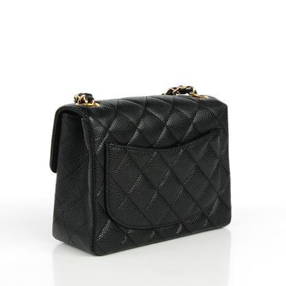 Chanel Caviar Quilted Mini Square Flap Black 3 of 9
