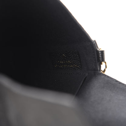 Louis Vuitton Empreinte Pochette Felicie Chain Wallet Black 9 of 13
