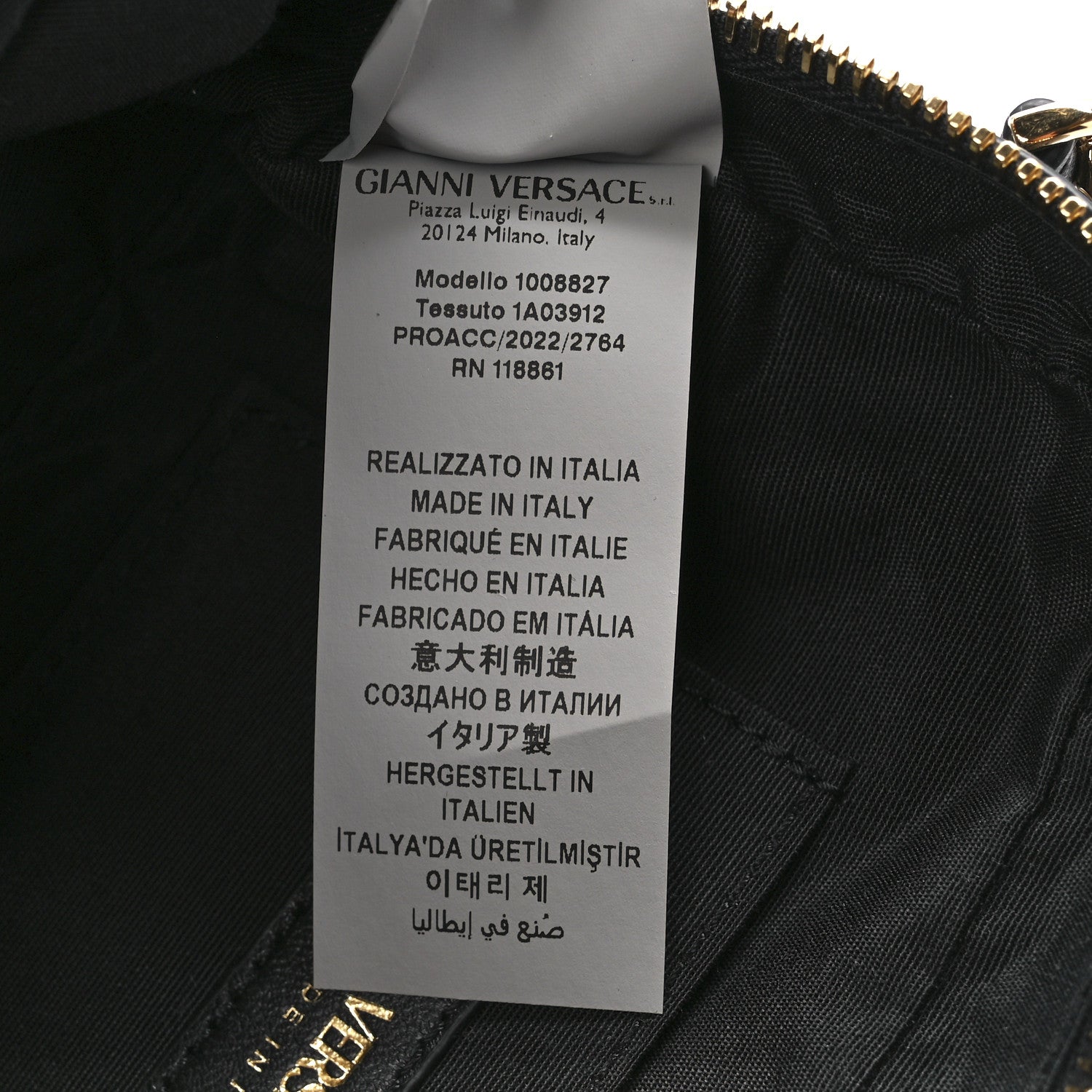 Versace Nappa Quilted Medusa Camera Bag Black 8 of 12