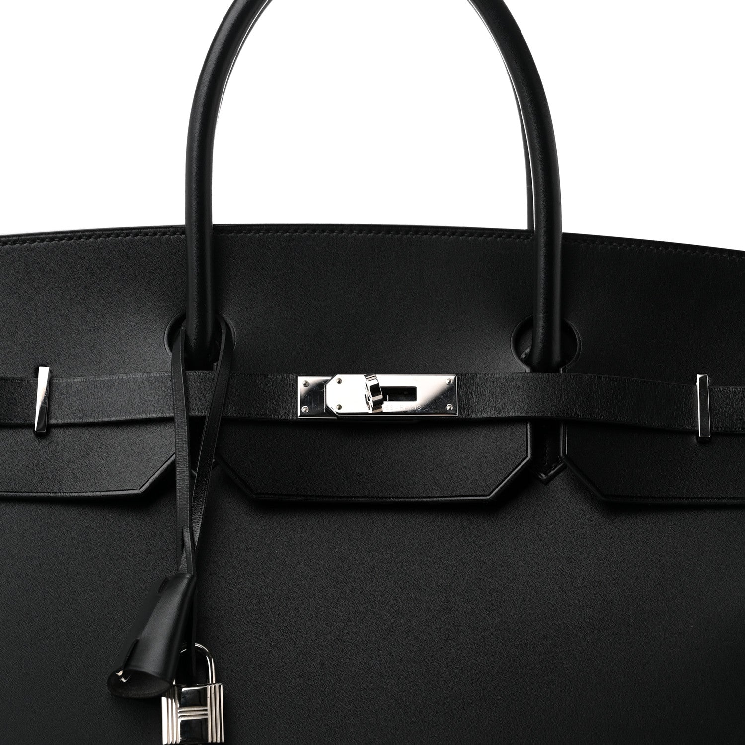 Hermes Vache Hunter Birkin Sellier 40 Black 9 of 16