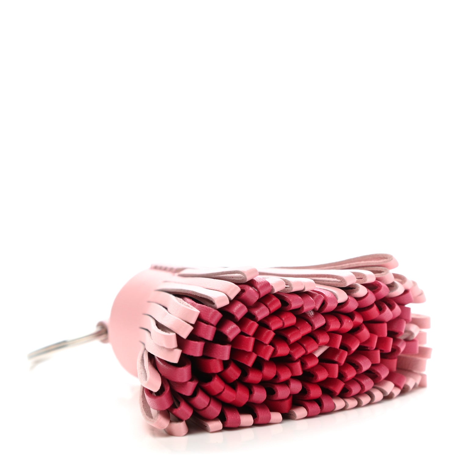 Hermes Lambskin Tri-Color Carmen Tassel Key Holder 3 of 4