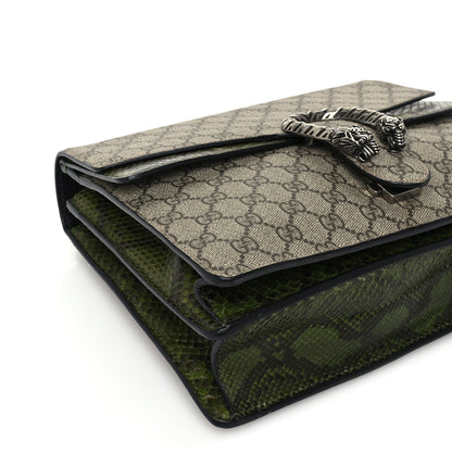 Gucci GG Supreme Monogram Snakeskin Medium Dionysus Shoulder Bag  Brown 7 of 8