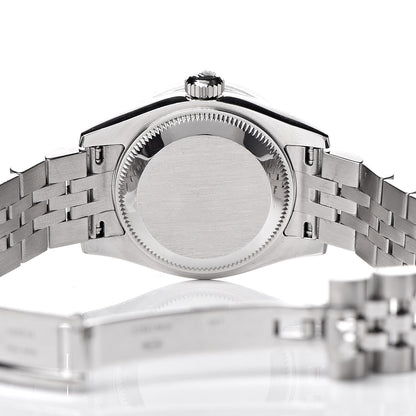 Rolex Stainless Steel 18K White Gold Diamond Mother of Pearl 26mm Oyster Perpetual Datejust Watch 179174 6 of 7