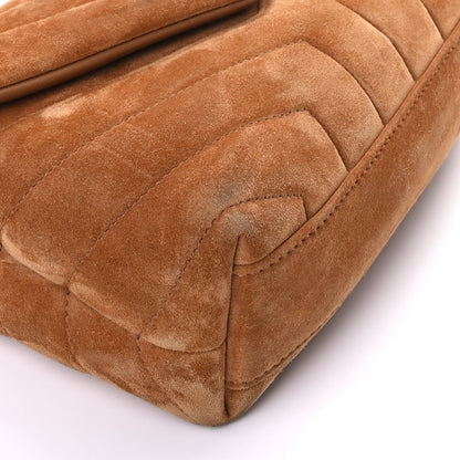 Saint Laurent Suede Toy Loulou Shoulder Bag Cinnamon 7 of 8
