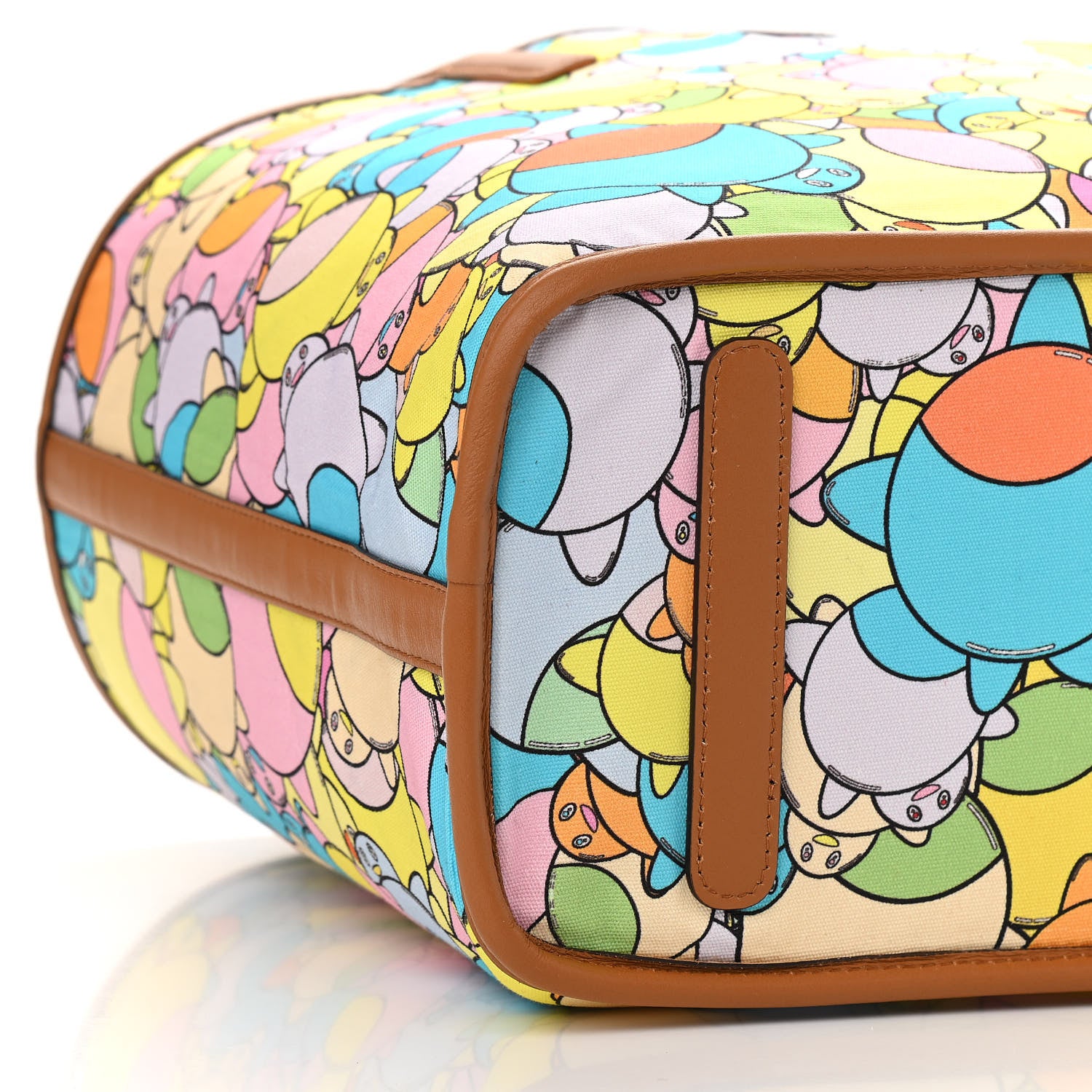 MCM X Eddie Kang Visetos Medium Reversible Shopper Tote White 15 of 18