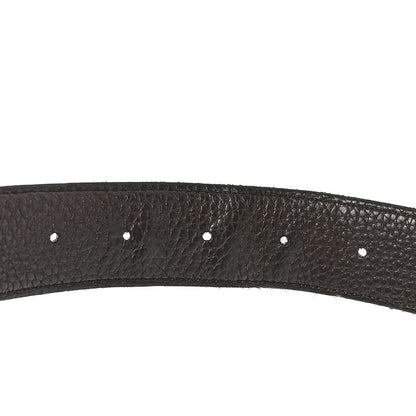 Hermes Box Togo 32mm H Belt 90 36 Black Chocolate 4 of 5