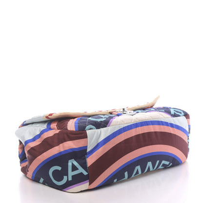 Chanel Fabric Quilted Printed XXL Flap Multicolor 4 of 10