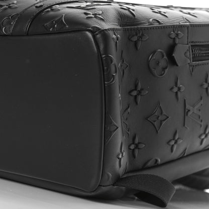 Louis Vuitton Monogram Seal Armand Backpack Black 8 of 9