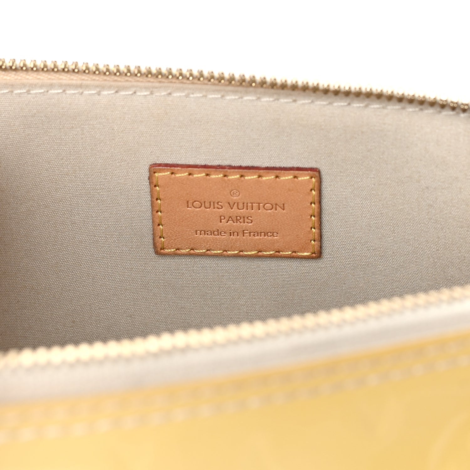Louis Vuitton LOUIS VUITTON Vernis Alma MM Yellow Yellow 5 of 7