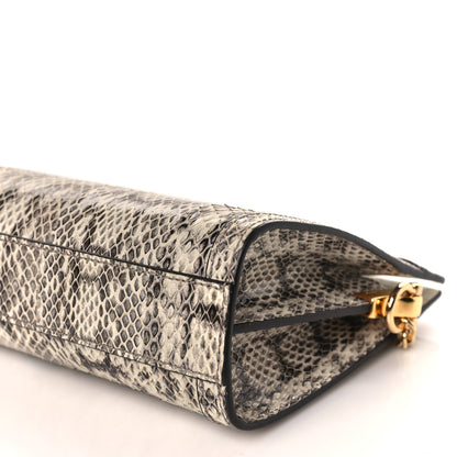 Gucci Snakeskin GG Small Ophidia Chain Shoulder Bag Roccia 9 of 9
