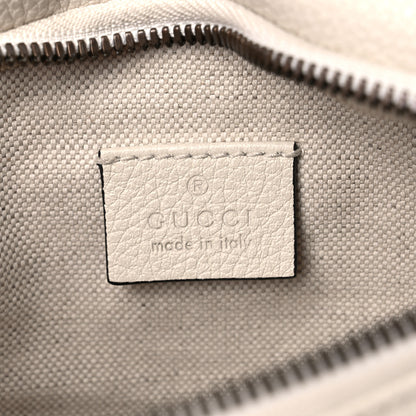 Gucci Grained Calfskin Small Logo Belt Bag White 6 of 12