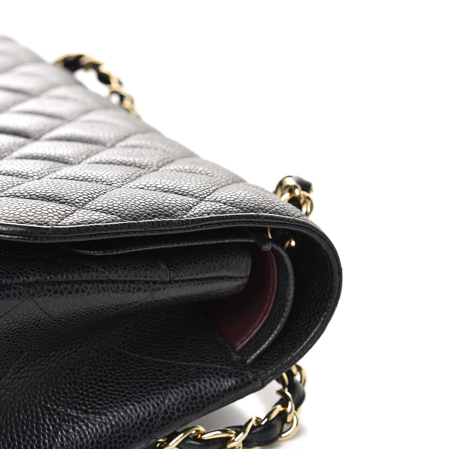 Chanel Caviar Quilted Jumbo Double Flap Black 15 of 18