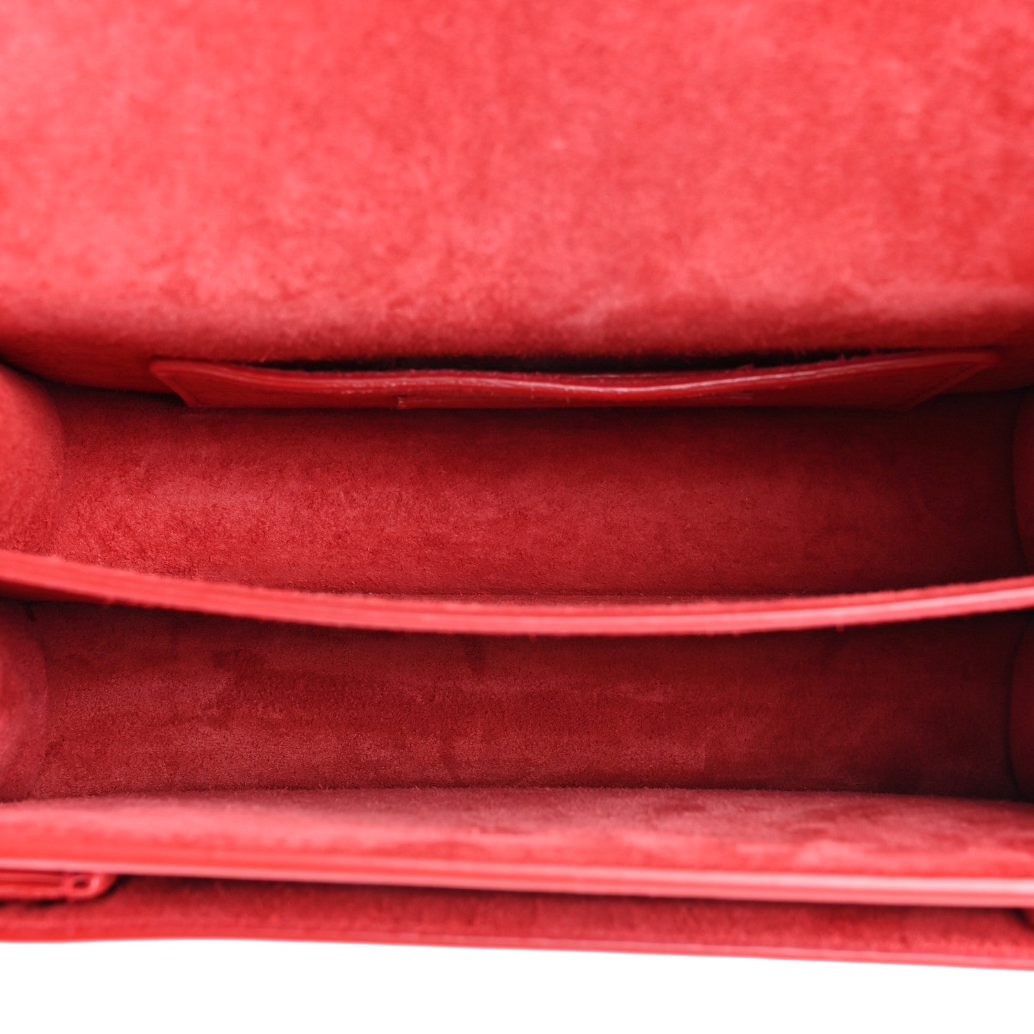 Saint Laurent Patent Small Monogram Sunset Red 5 of 9