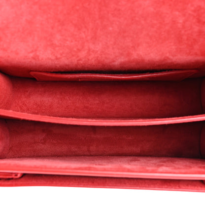 Saint Laurent Patent Small Monogram Sunset Red 5 of 9