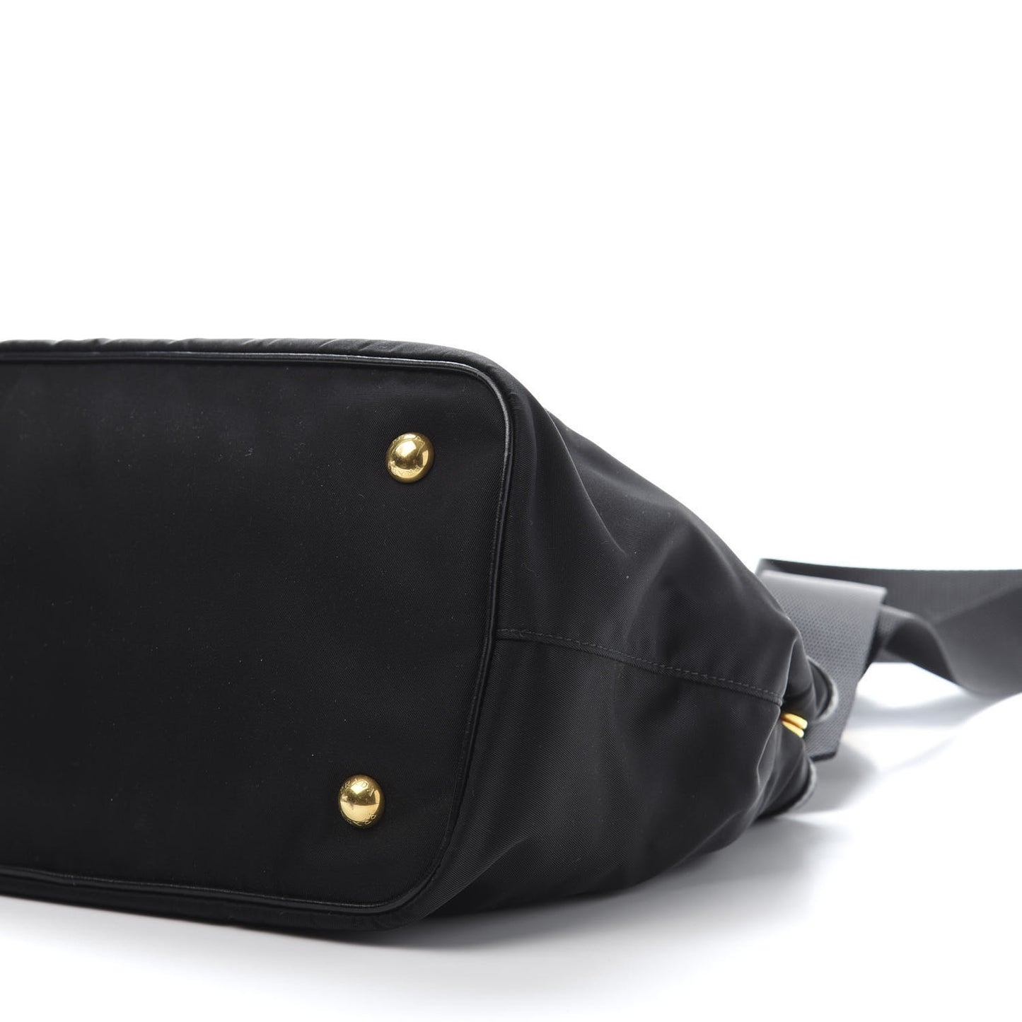 Tessuto Nylon Soft Calf Tote Black