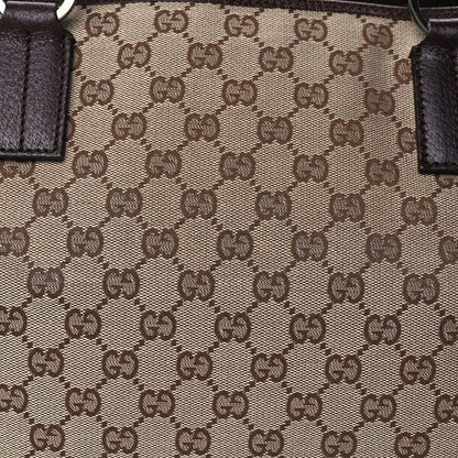 Gucci Monogram Medium Tote  Dark Brown 6 of 8