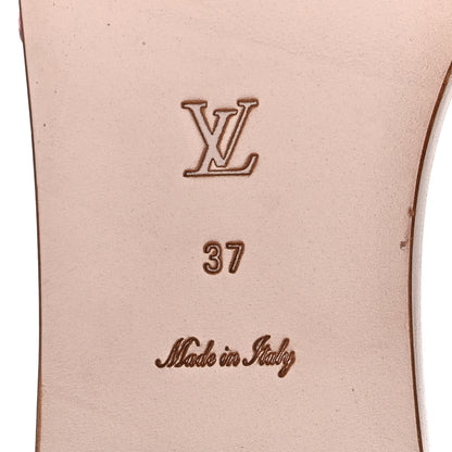 Louis Vuitton Jacquard Since 1854 Lock It Flat Mule 37 Bordeaux 7 of 10