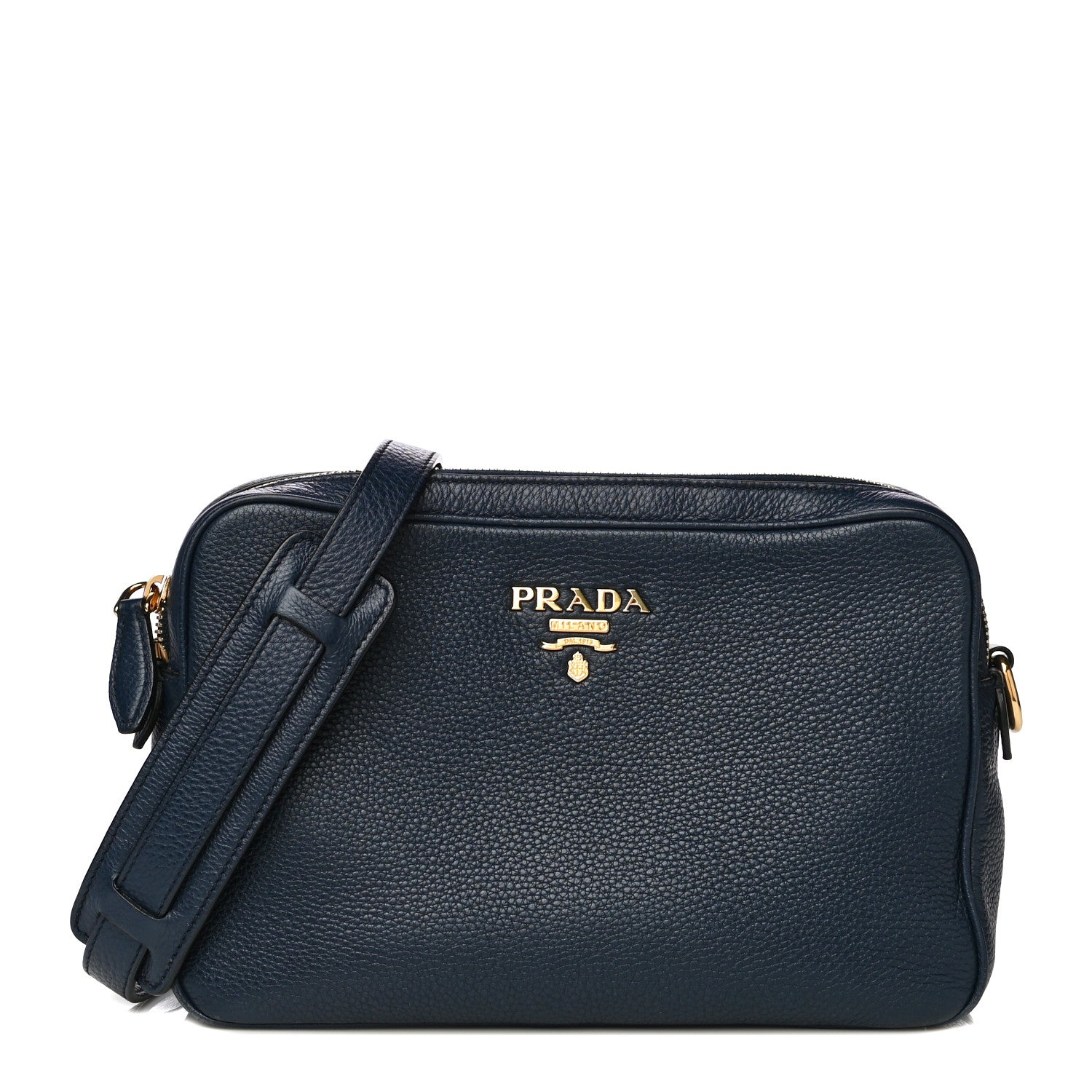 Prada Vitello Phenix Camera Bag Baltico 1 of 9