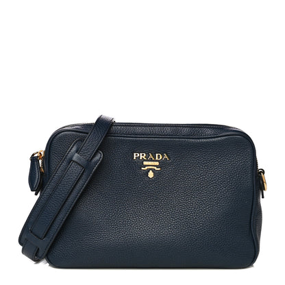Prada Vitello Phenix Camera Bag Baltico 1 of 9