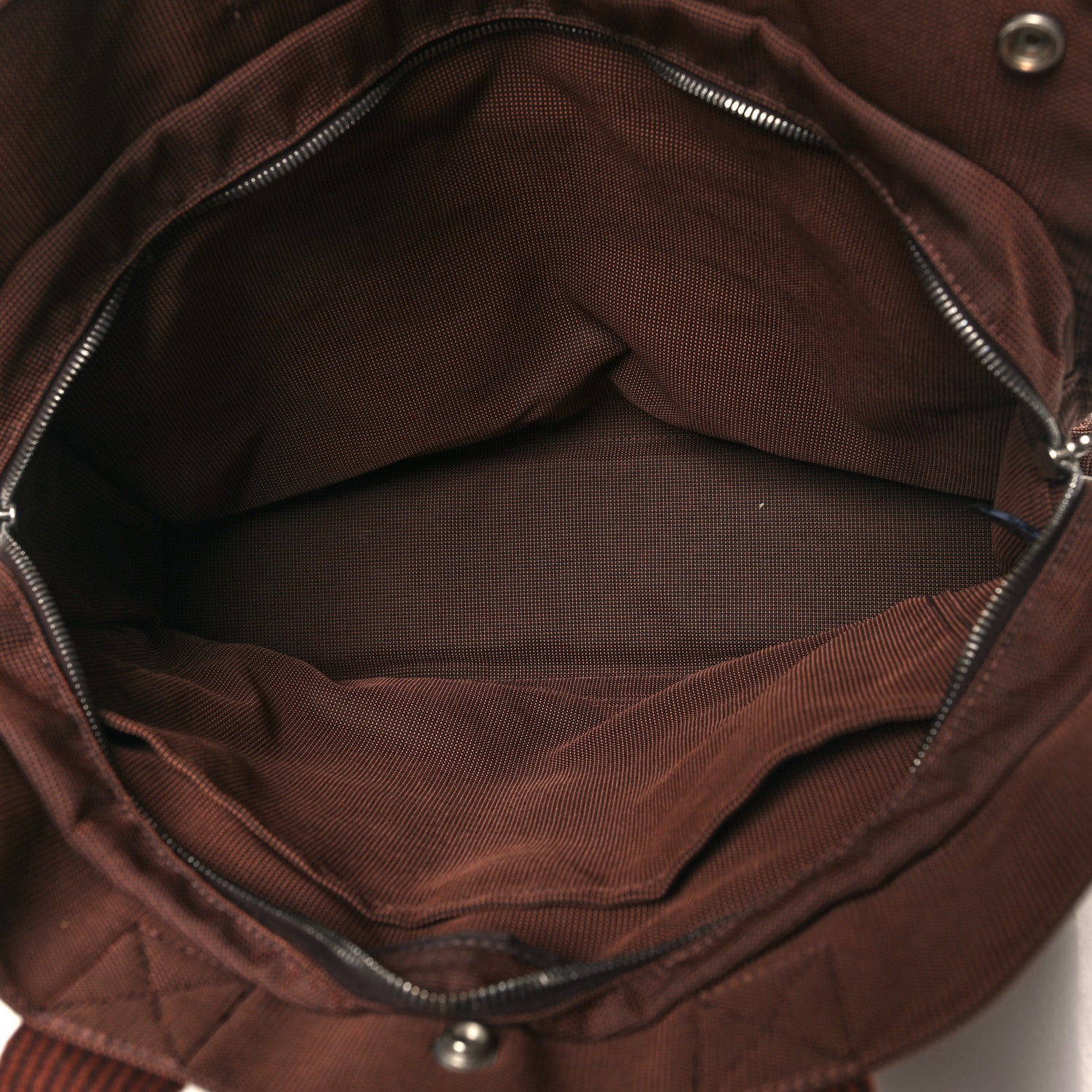 Hermes Canvas Herline MM Tote Brown 6 of 11