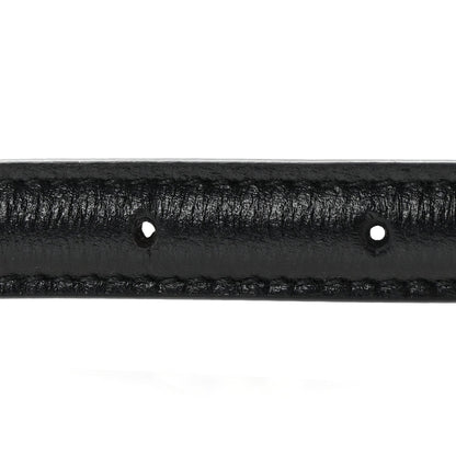 Gucci Efesto Leather Womens Horsebit 15/23mm Belt 105 42 Black 3 of 5