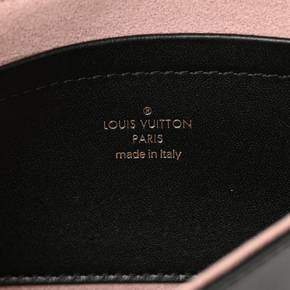 Louis Vuitton Lambskin Embossed Monogram Pochette Coussin Black 6 of 11