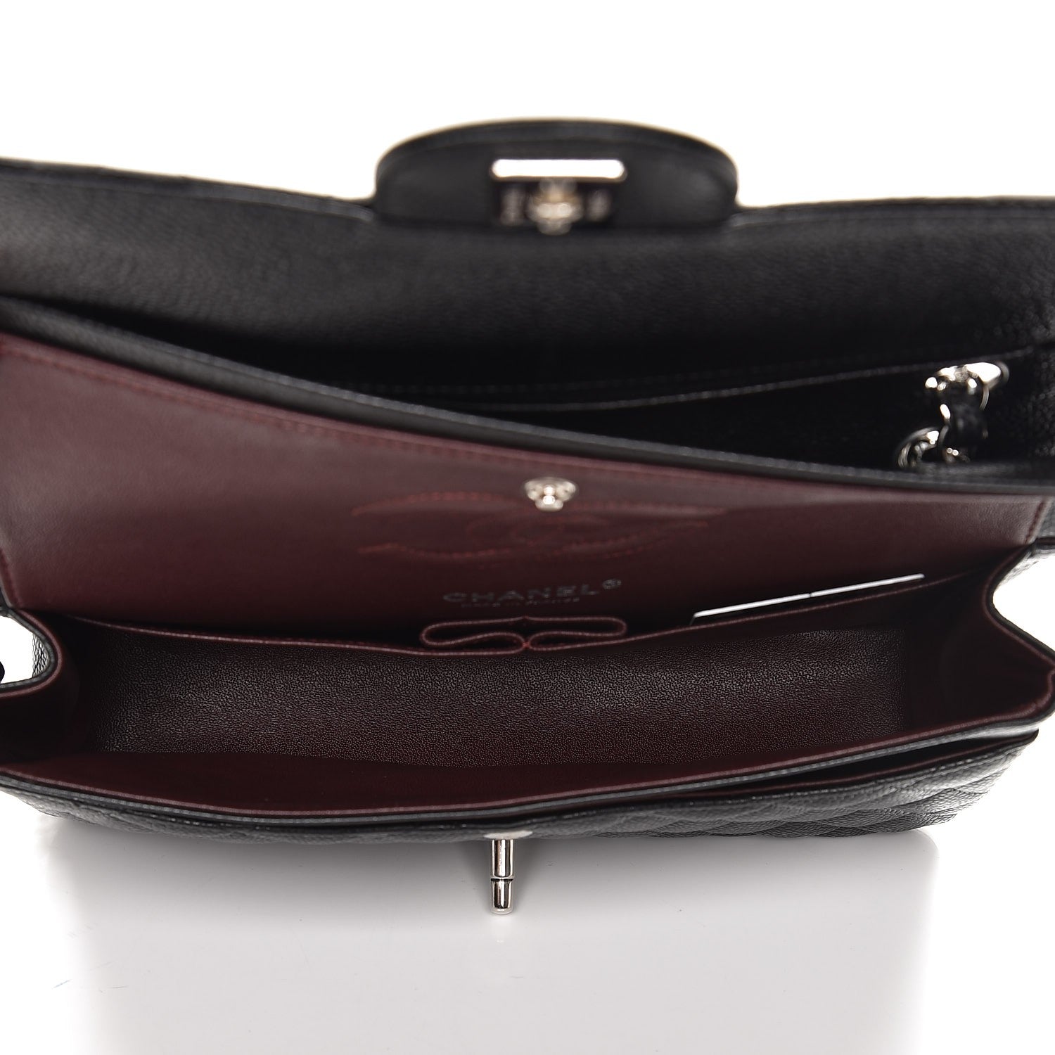 Chanel Caviar Quilted Medium Double Flap Black 6 of 9