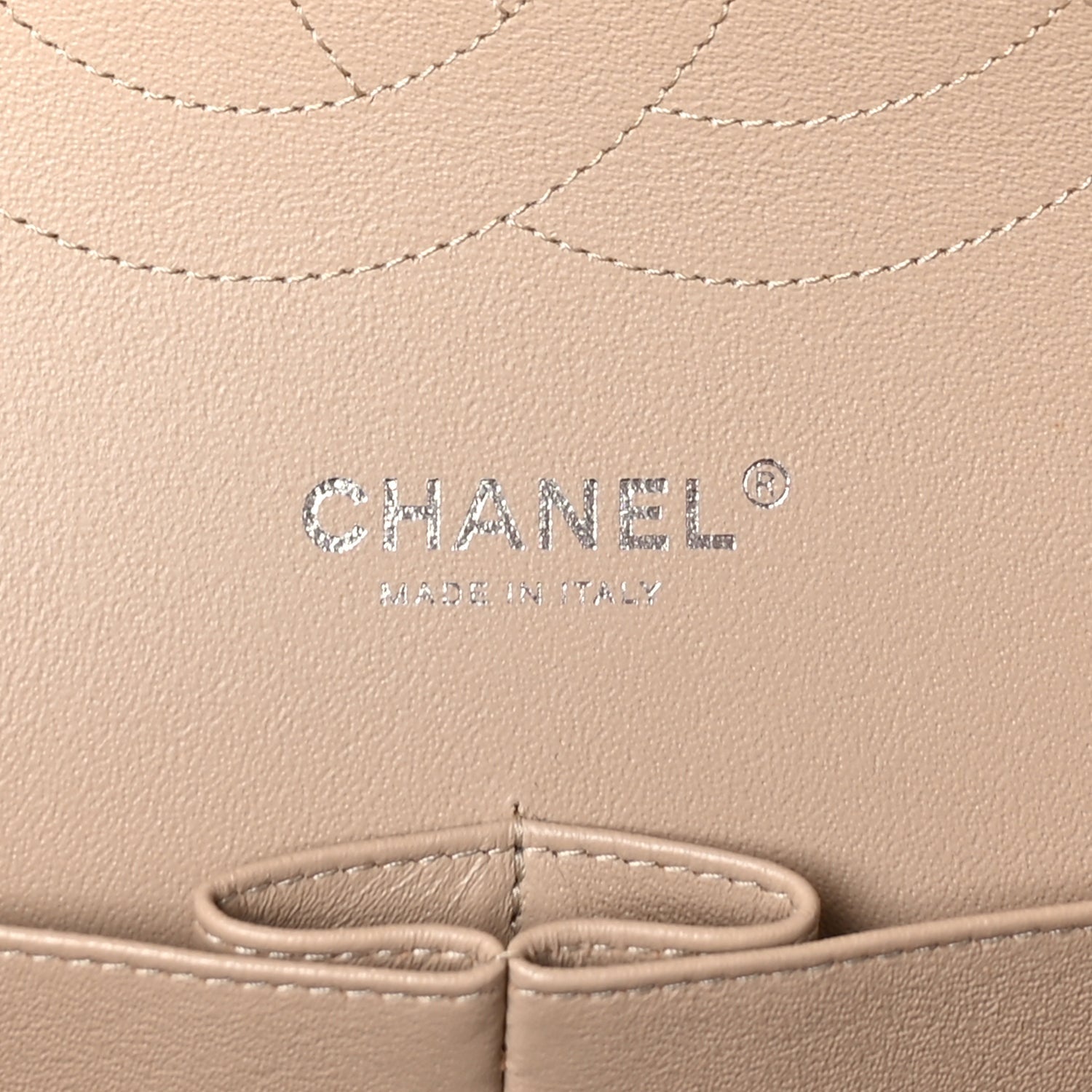 Chanel Patent Quilted Jumbo Double Flap  Beige 4 of 7