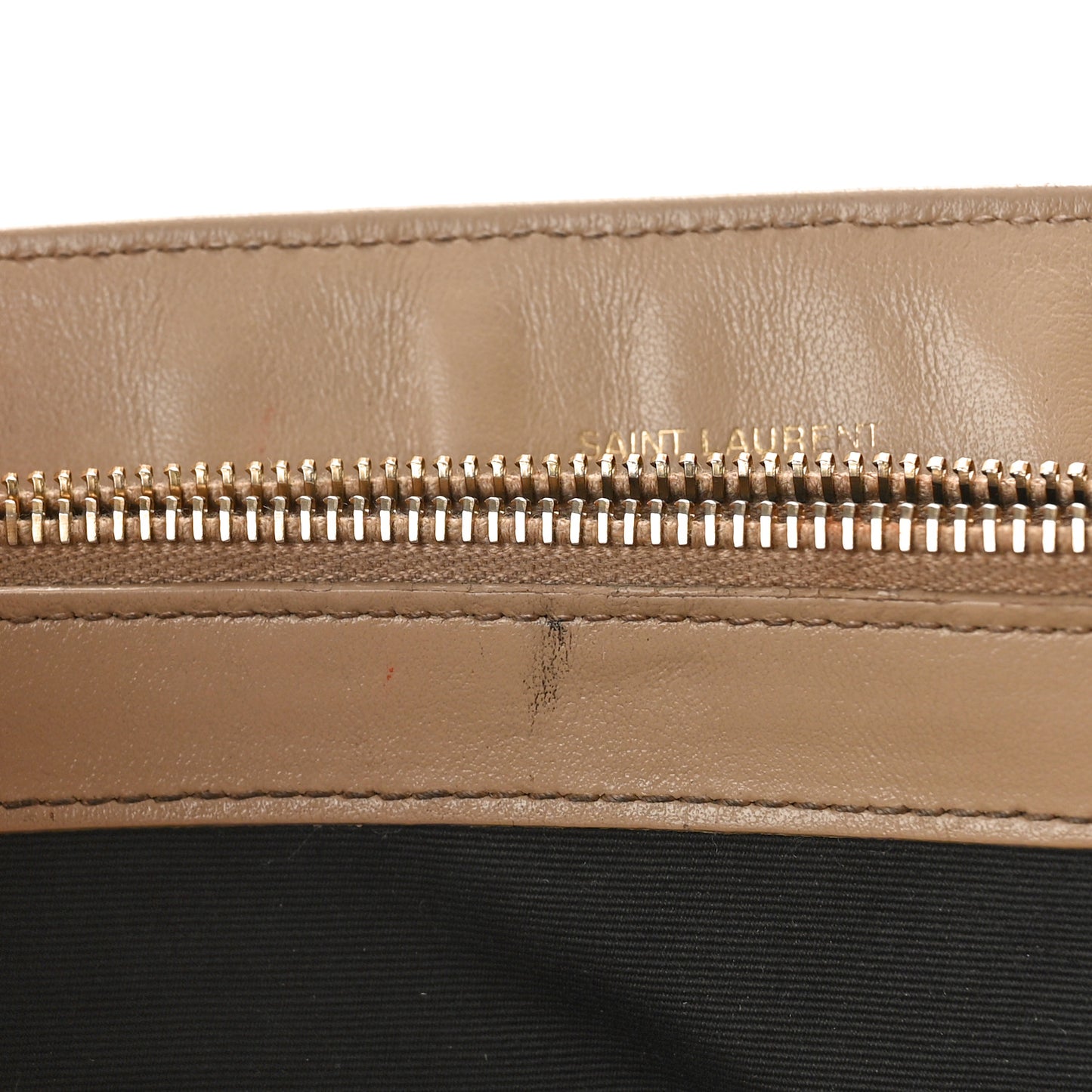 Calfskin Y Quilted Monogram Medium Loulou Chain Satchel Dark Beige