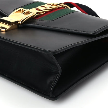 Gucci Calfskin Small Sylvie Shoulder Bag Blue Agata 8 of 8