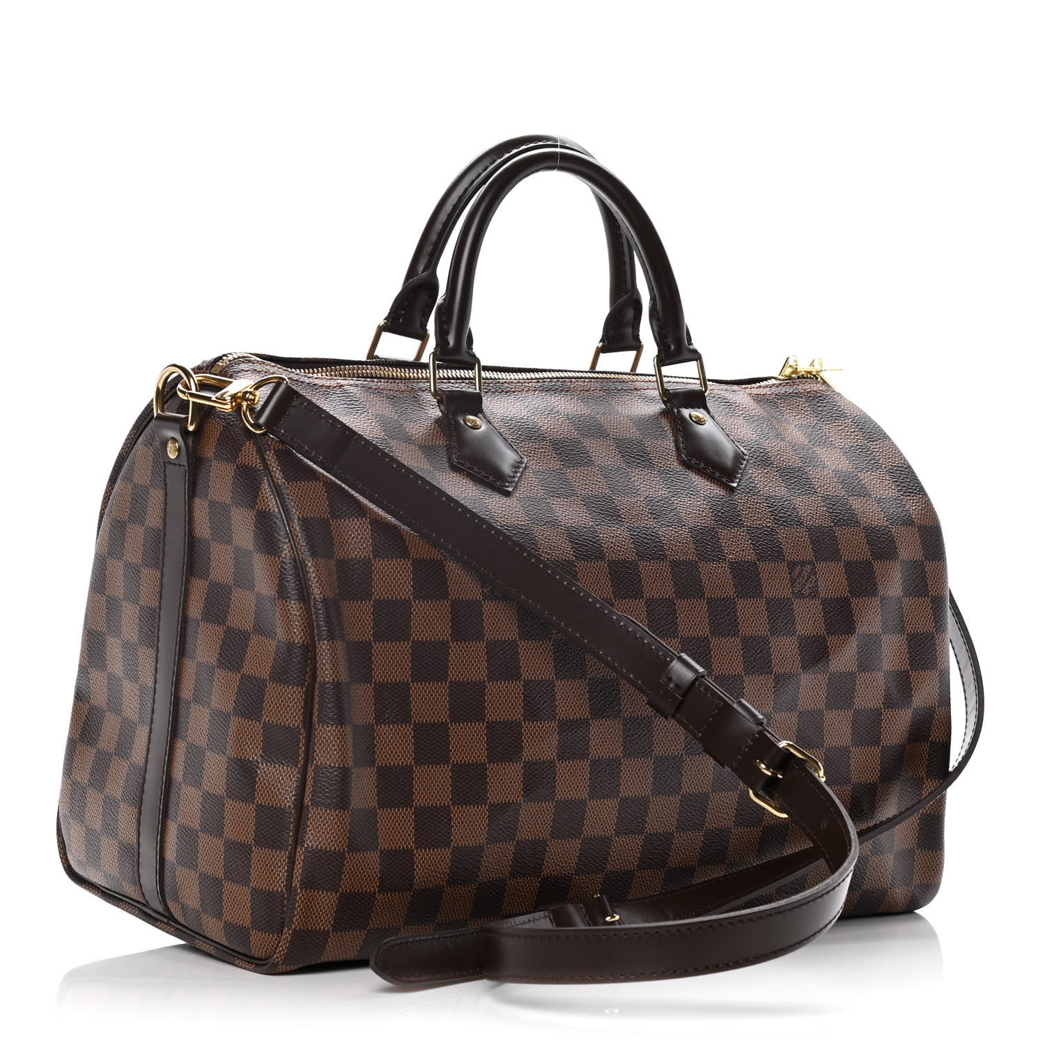 Louis Vuitton Damier Ebene Speedy Bandouliere 35 3 of 18
