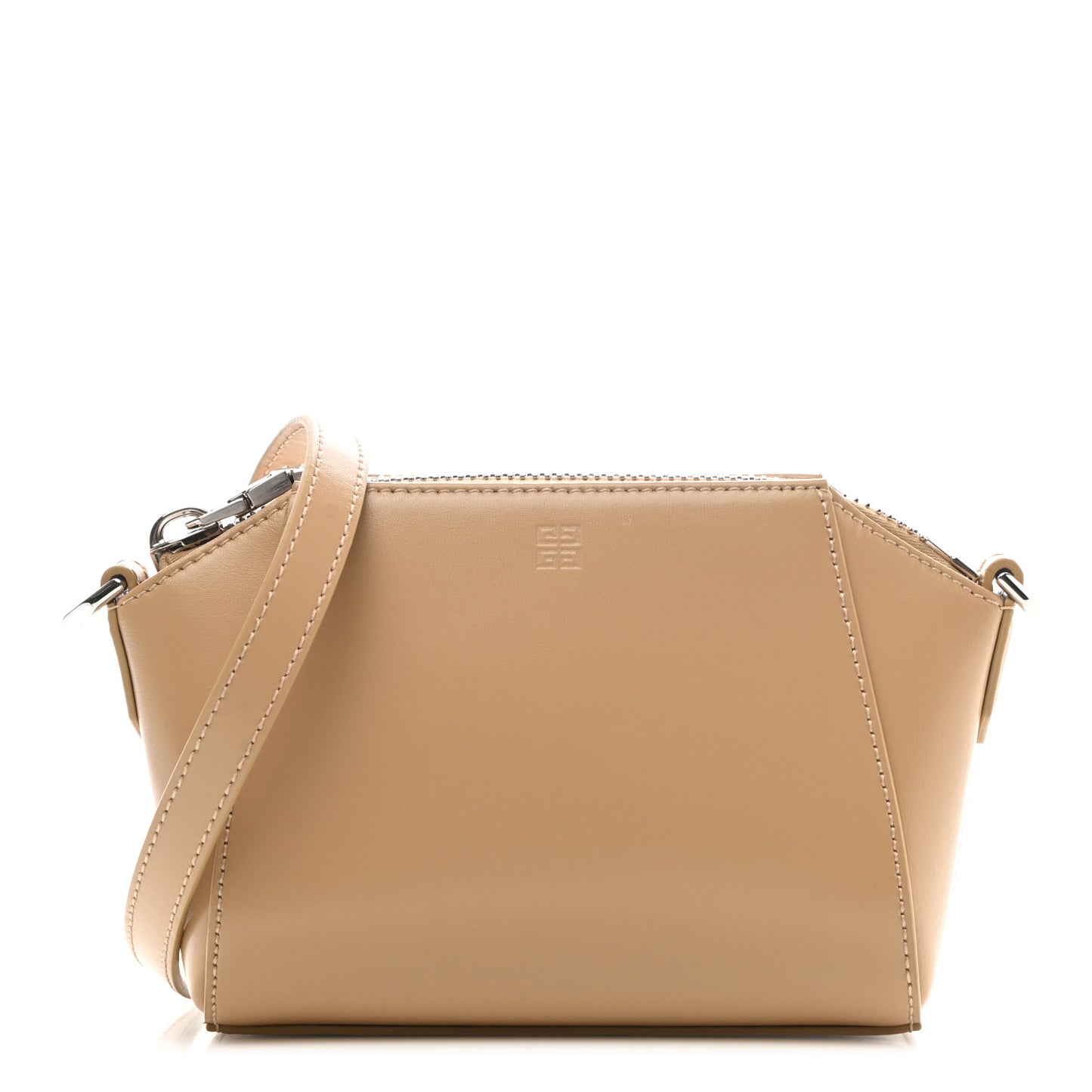 Smooth Calfskin Nano Antigona Beige Cappuccino