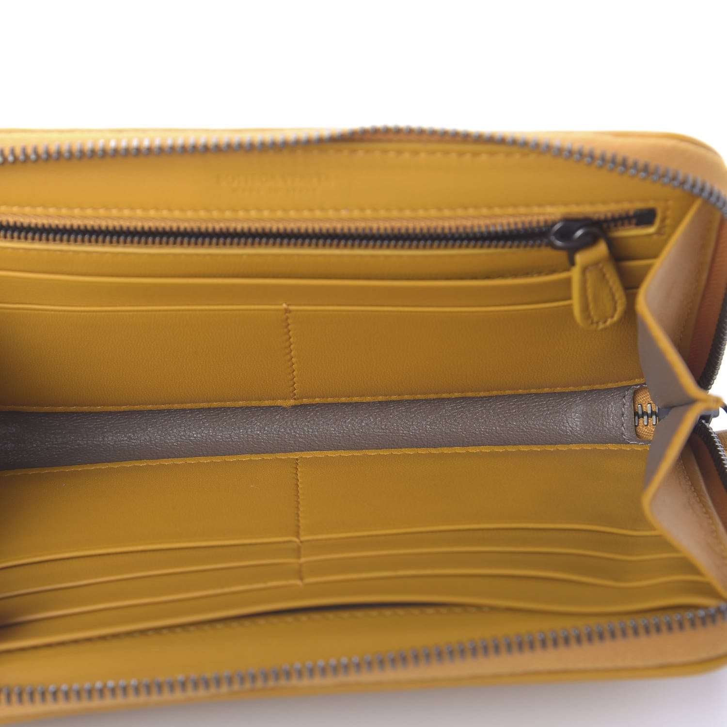 Bottega Veneta Nappa Intrecciato Zip Around Wallet Sunset 5 of 10