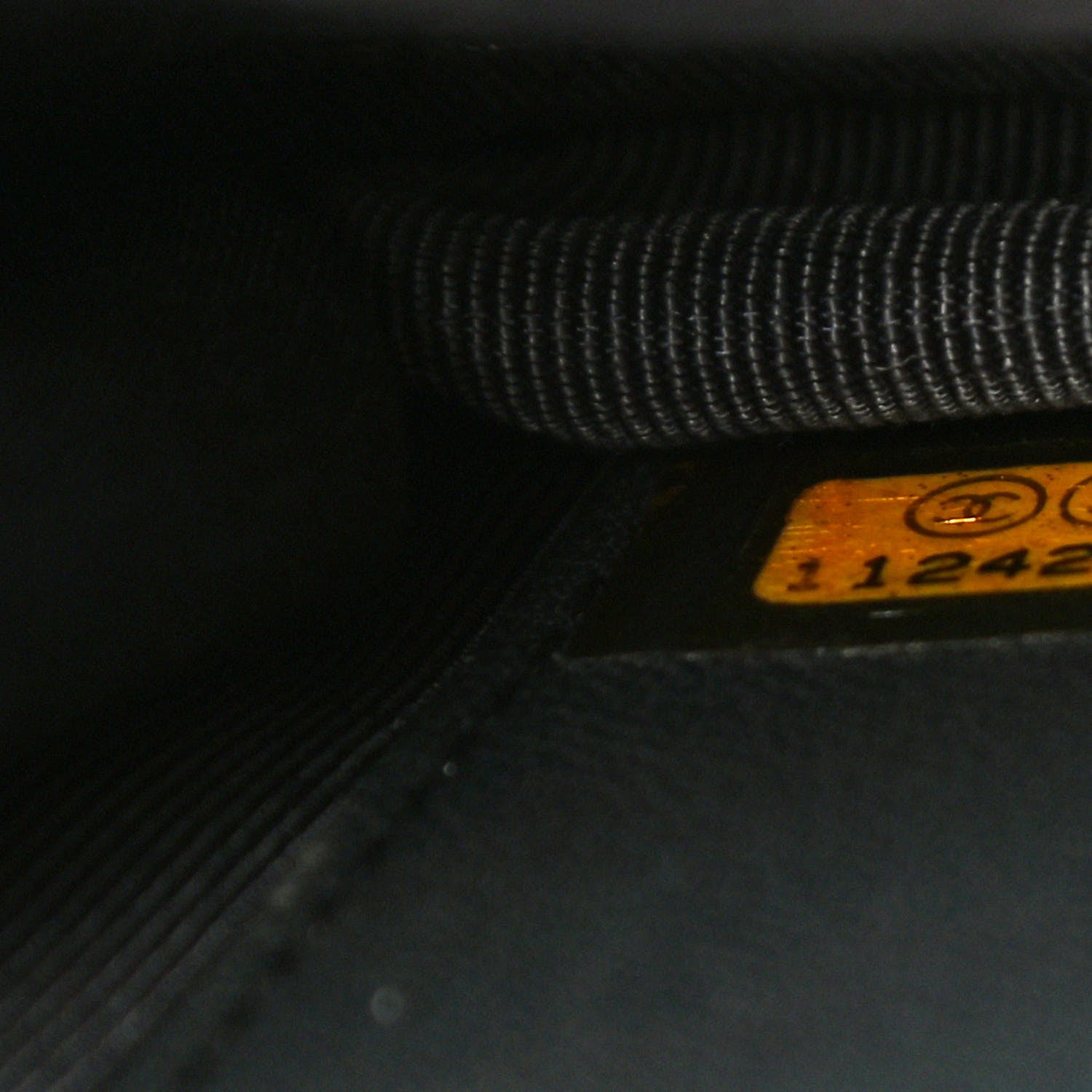 Chanel Iridescent Lambskin Quilted Wallet On Chain WOC Grey 7 of 12