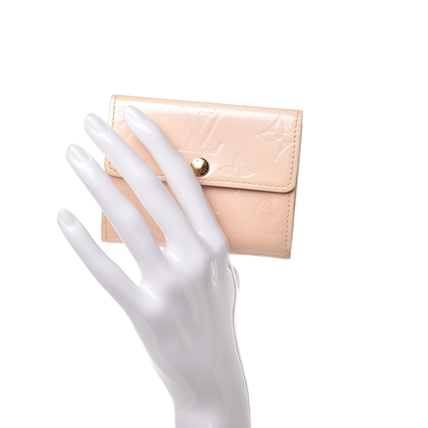 Louis Vuitton Vernis Ludlow Wallet Marshmallow 2 of 9