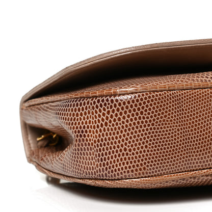 Chanel Snakeskin Flap Brown 9 of 10