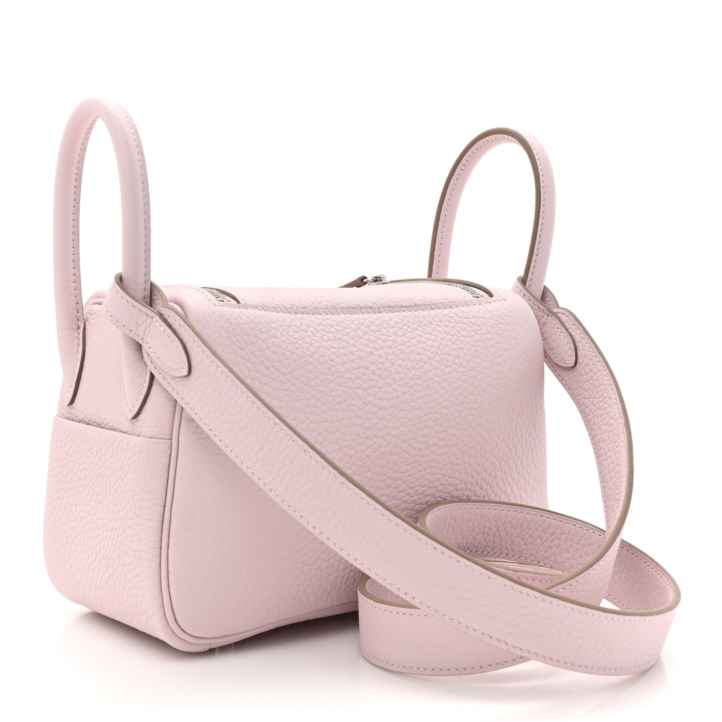 Taurillon Clemence Verso Mini Lindy 20 Mauve Pale Mushroom