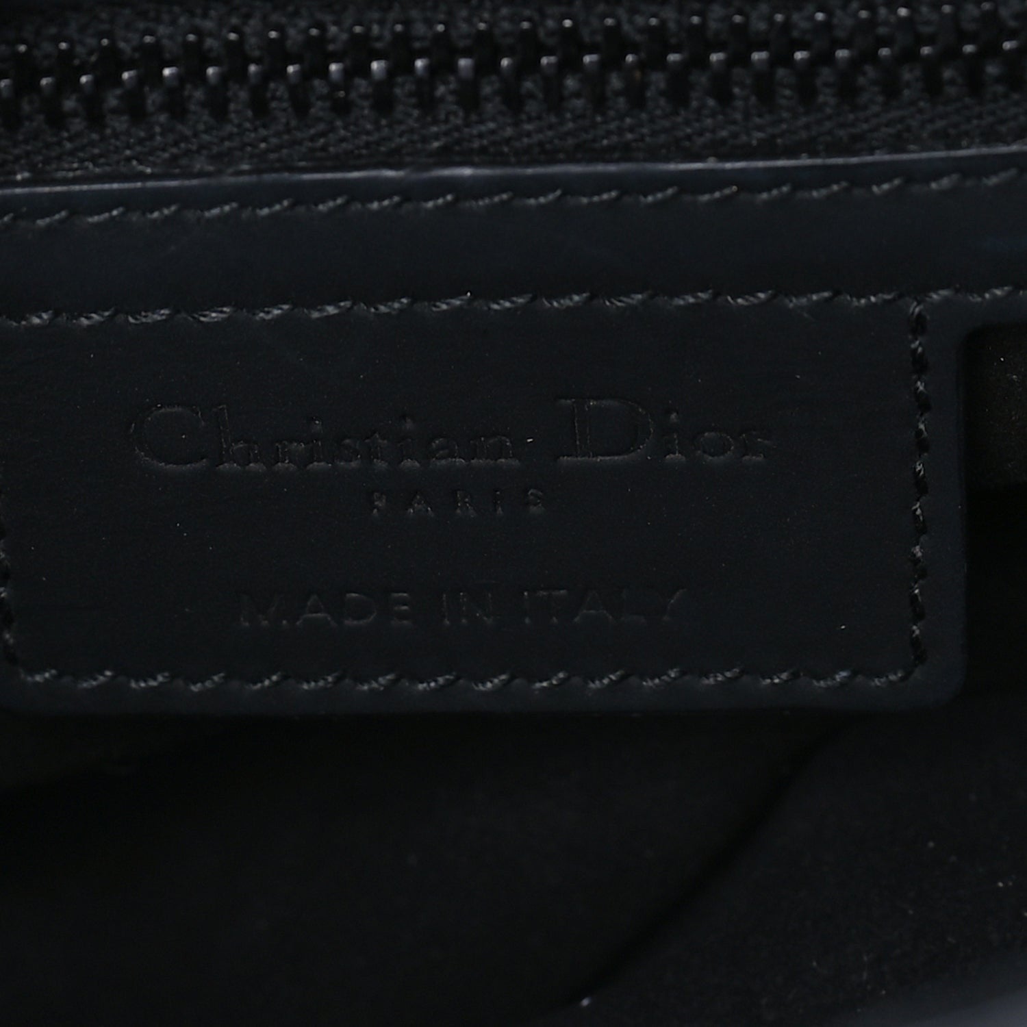 Christian Dior Ultra Matte Calfskin Saddle Bag Black 5 of 7