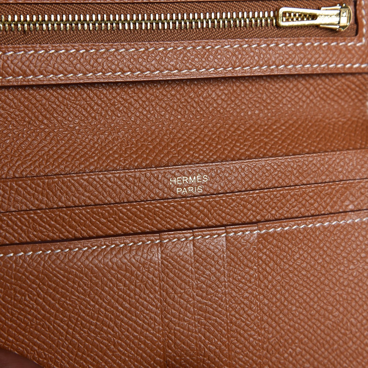Epsom Bearn Compact Wallet Gold