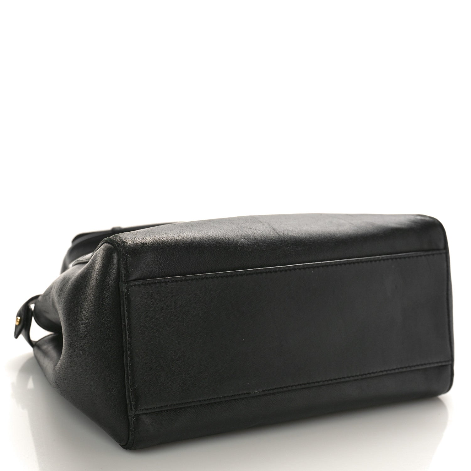 Fendi Nappa Mini Peekaboo Iconic Satchel Black 4 of 12