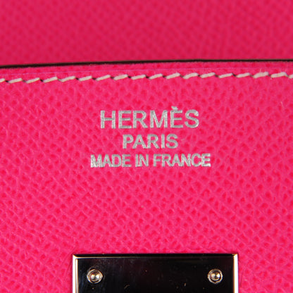 Hermes Epsom Candy Birkin 35 Rose Tyrien Rubis 15 of 27