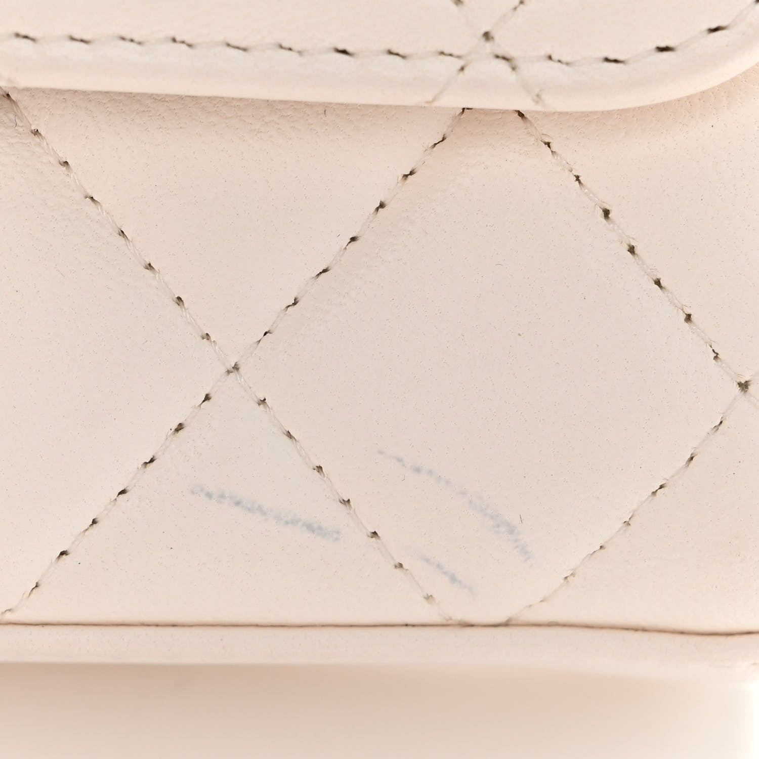 Chanel Lambskin Quilted Mini Trendy CC Clutch With Chain White 10 of 12